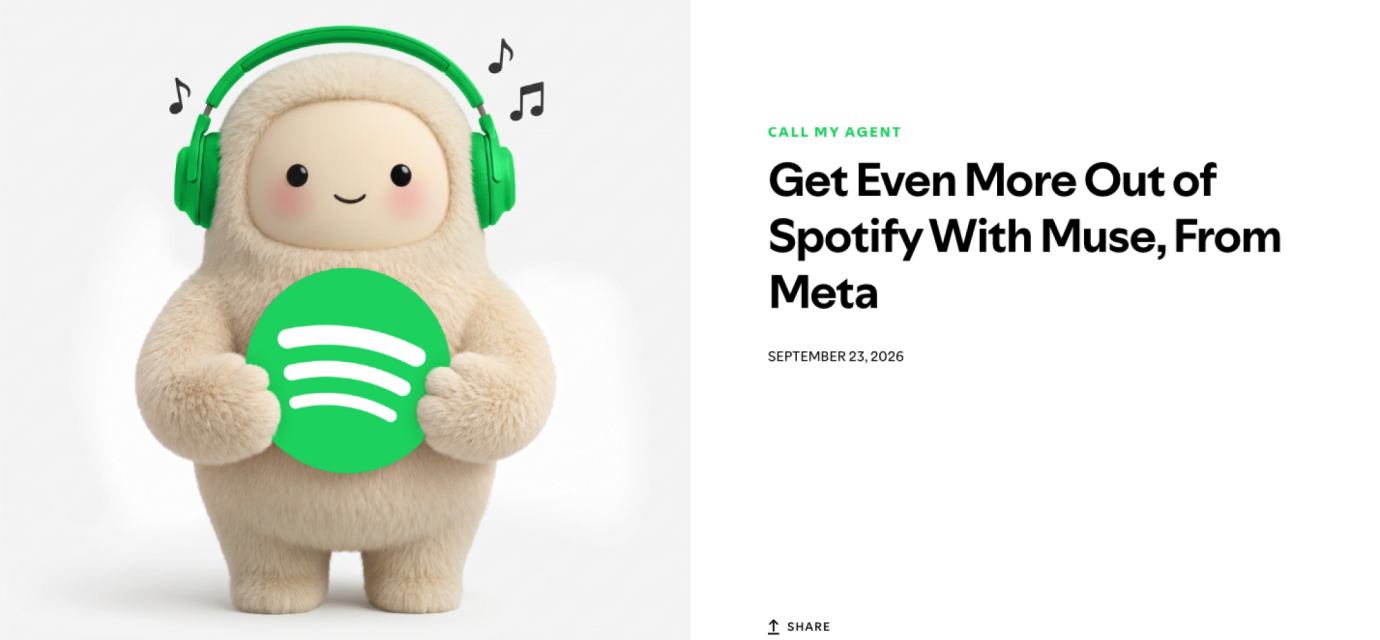 What does Meta's Muse do that Spotify's AI can't do?
