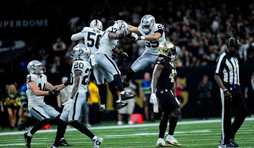 Four takeaways become 'catalyst' for Raiders' second-half surge against Saints