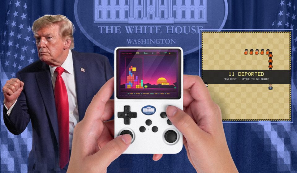 Maga Tetris, Snake… when Trump turns the hunt for migrants into a video game