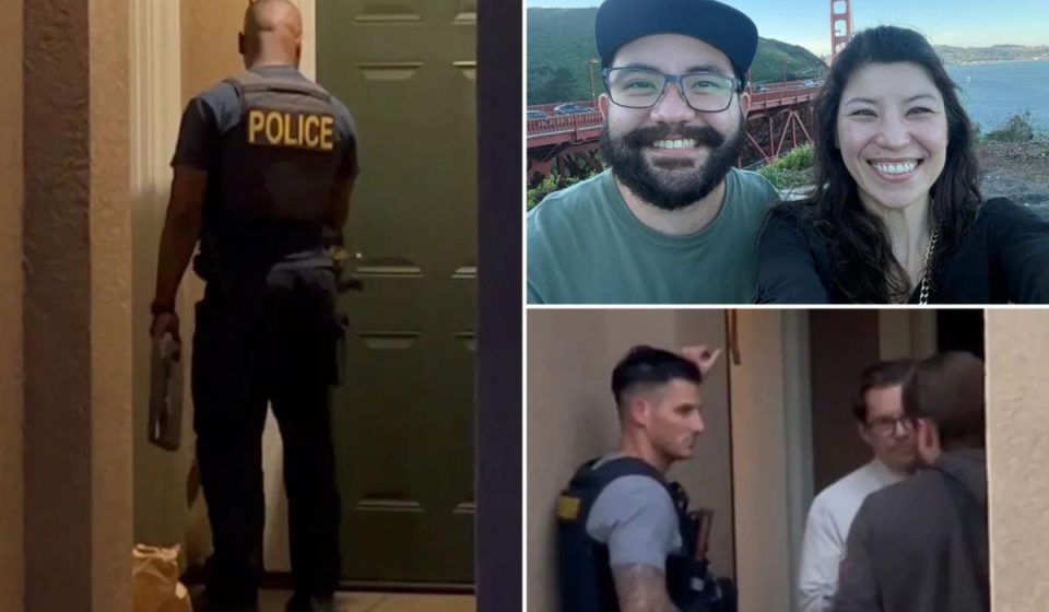 Police raid home of late New York Times technical director's wife after her parents are arrested