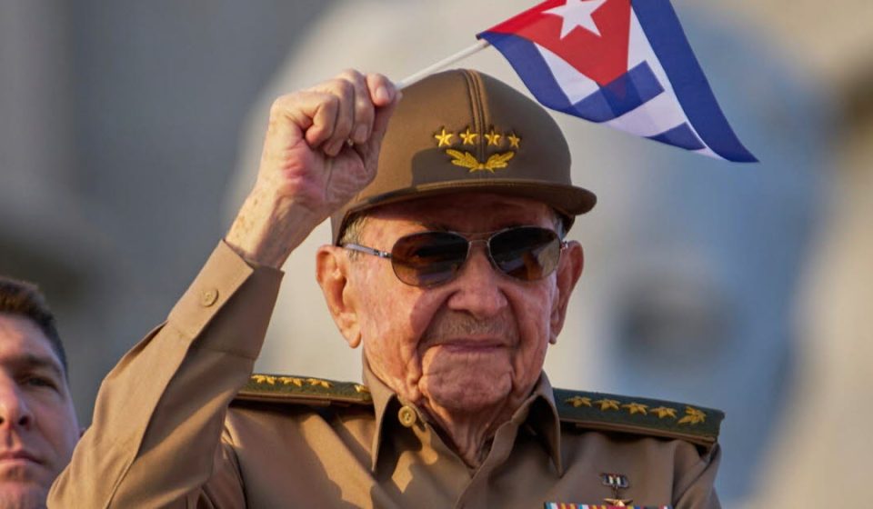 Cuba. Former President Raul Castro, 95, appears on TV