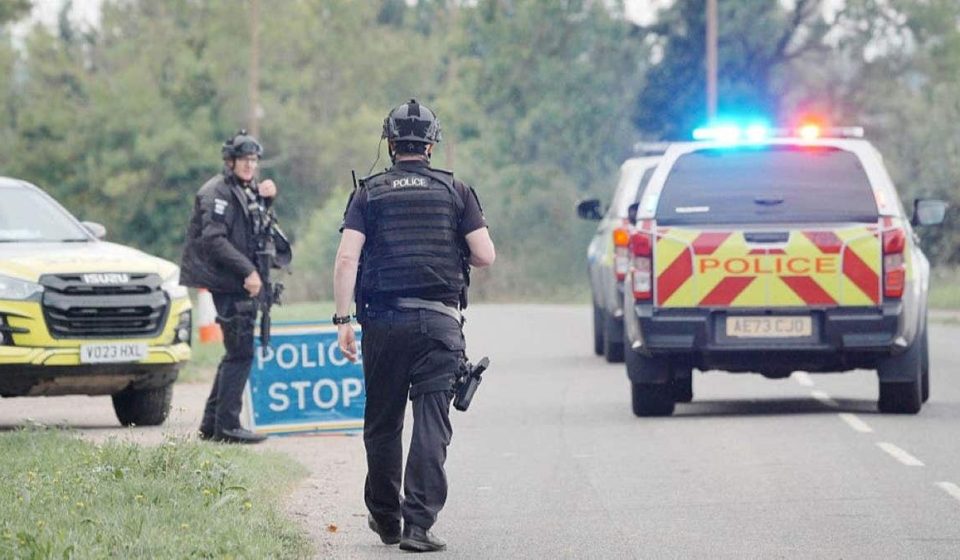 Gloucestershire Police arrest suspects near RAF Fairford