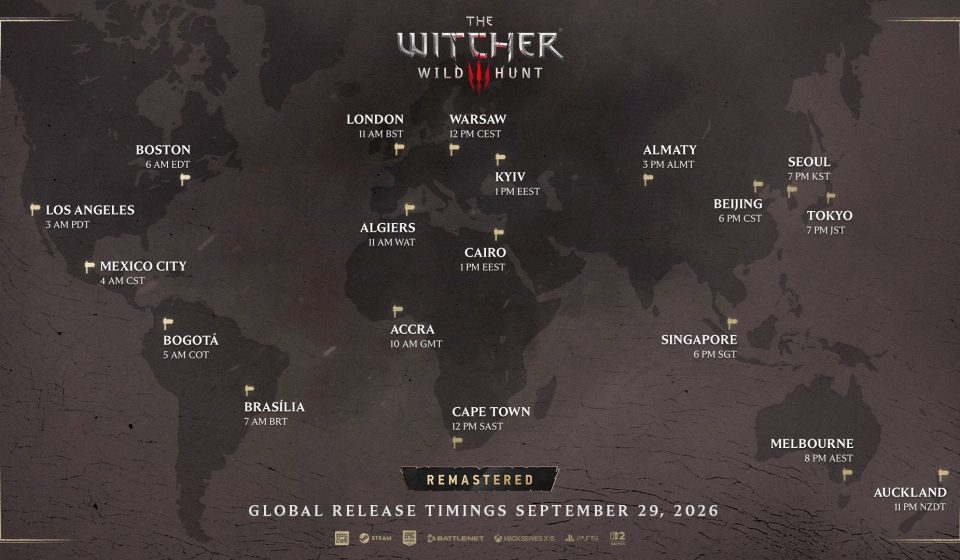 Witcher 3 Remastered download size, release deadlines, embargo lifted
