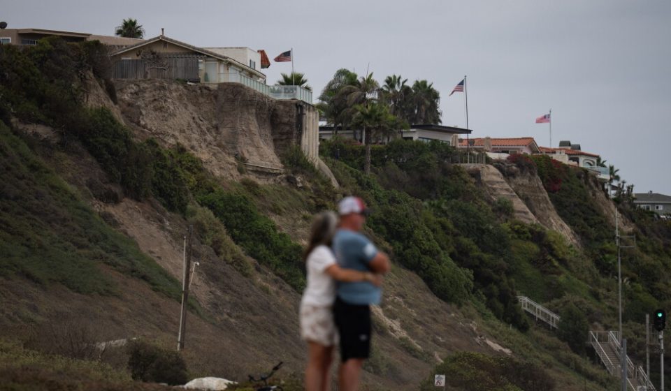 Rising waters are eating away at a famous California beach town
