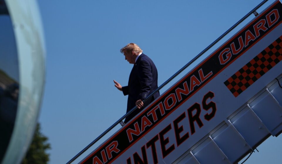 CNN says Air Force One was not used for Trump trip Saturday
