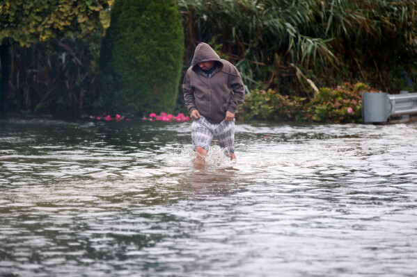 Powerful nor'easter causes coastal flooding, power outages in Northeast