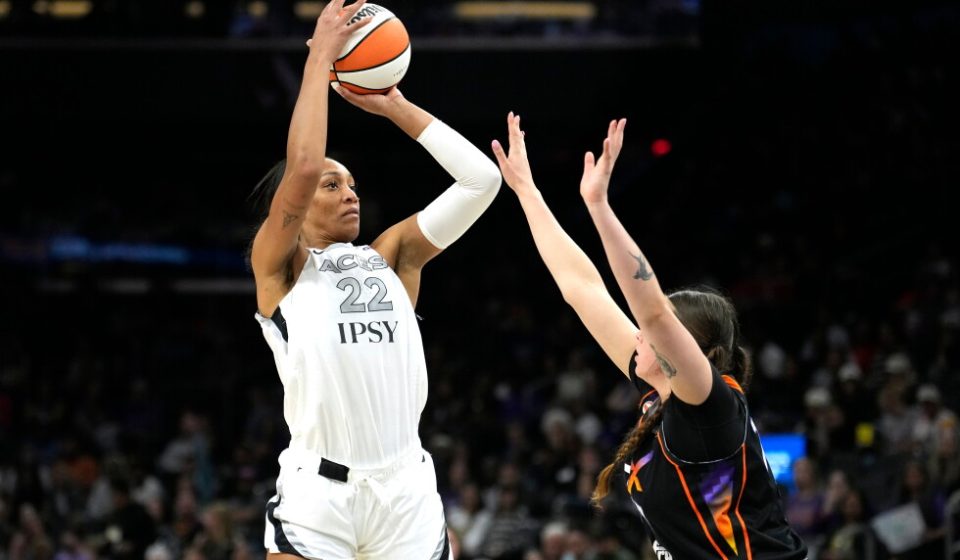 A'ja Wilson wins AP Player of the Year for 3rd consecutive season