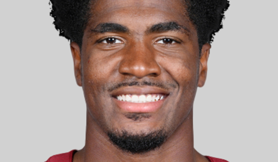 Rachaad White receives treatment for shoulder injury