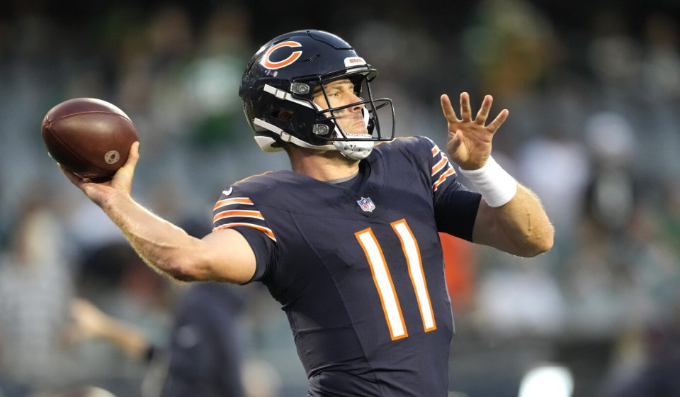 Case Keenum throws first TD pass since 2023 to give Bears 7-0 lead