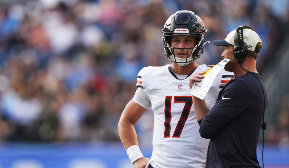 Tyson Bagent clears concussion protocol, but Case Keenum will start