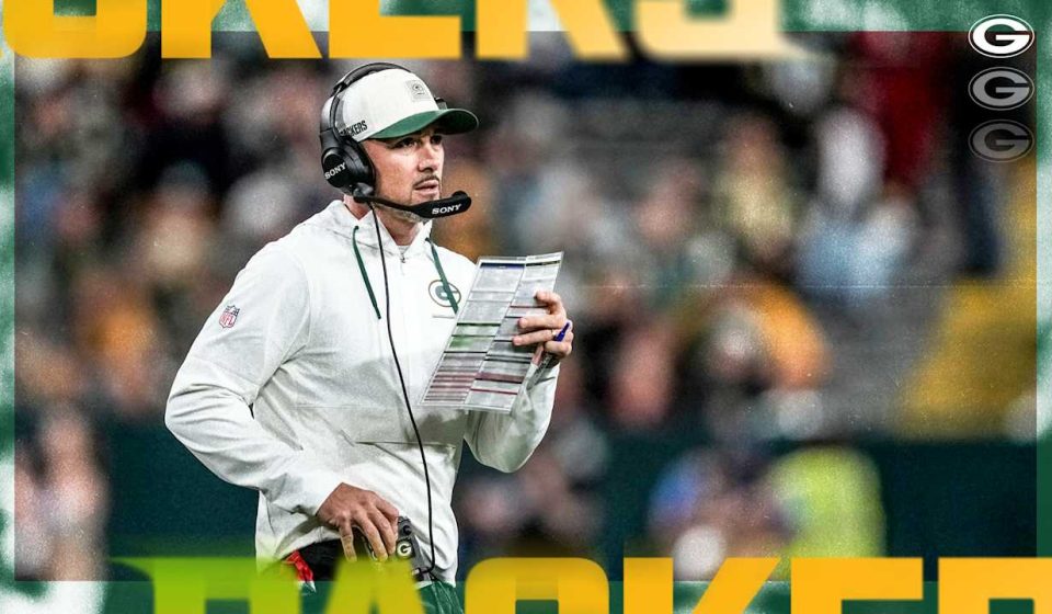 Packers working on the offensive line from different angles