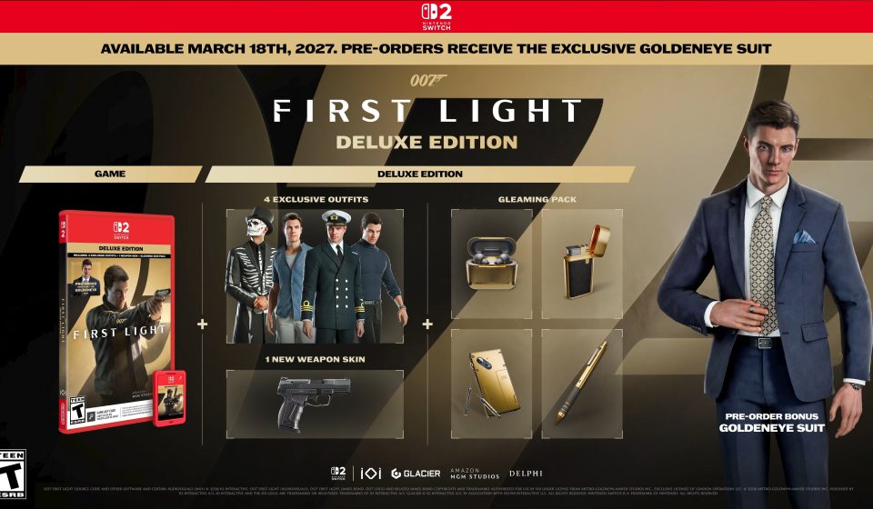 007 First Light for Switch 2 will launch on March 18, 2027