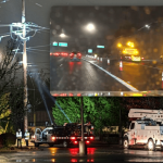 Highway 26 closed during morning commute from Sylvan to Highway 217 after power pole fire
