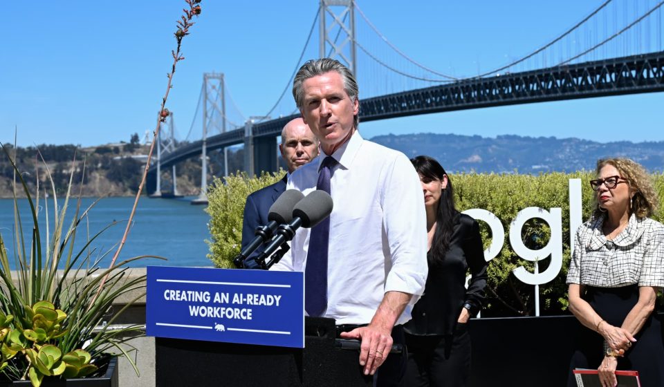 California Governor Newsom Bans AI ‘Robot Bosses’ in Landmark State Law California Governor Newsom Bans AI 'Robot Bosses' in Landmark State Law