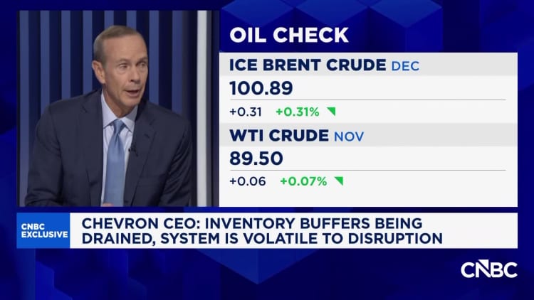 Chevron CEO warns of 'reckless' ban on diesel exports