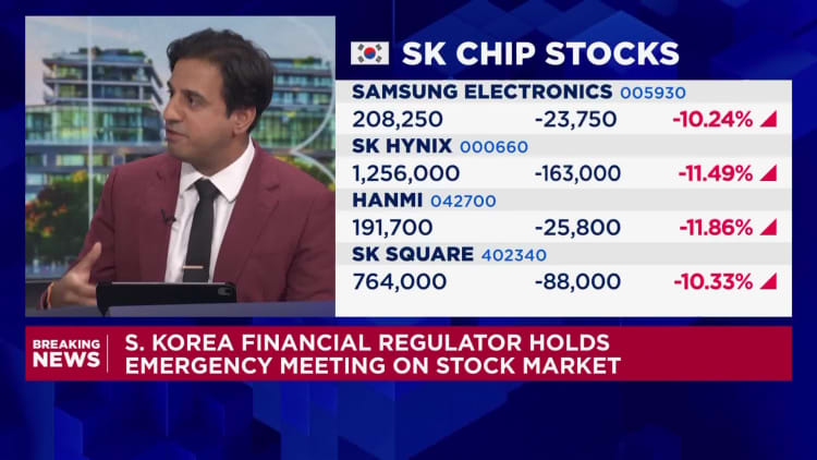 Memory stocks are affected. China and oversupply are the big concerns