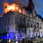 Limoges town hall 'largely lost' due to fire sparked during protests in France