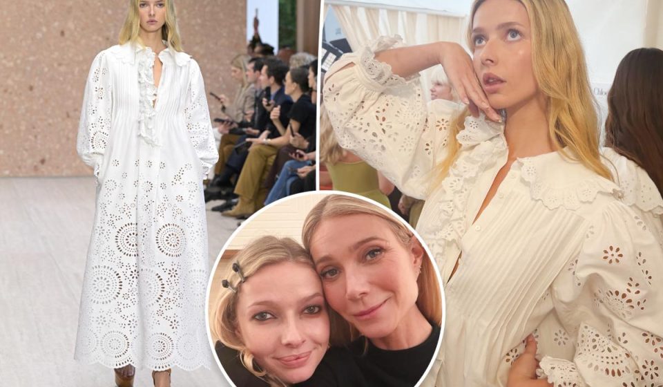 Gwyneth Paltrow's Daughter Apple Martin, 22, Makes Her Catwalk Debut at Paris Fashion Week