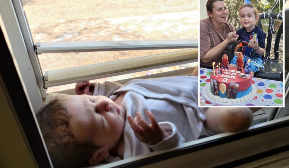 Baby, who became symbol of Hamas terrorism on October 7, returns home to Israeli kibbutz