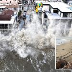 El Niño causes waves of ocean phenomenon that raise sea levels in California