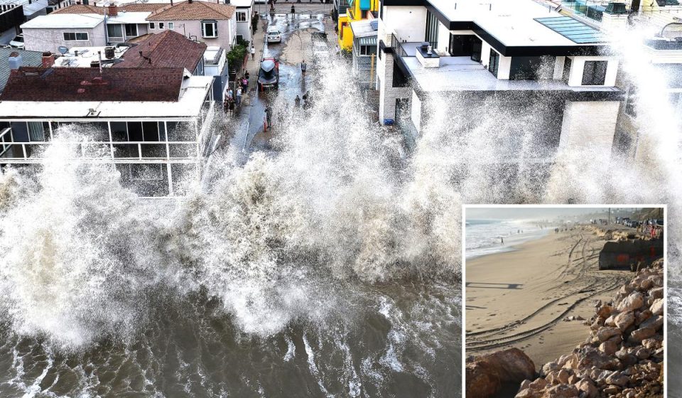 El Niño causes waves of ocean phenomenon that raise sea levels in California