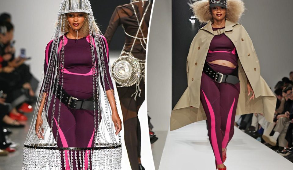 Pregnant Ciara flaunts baby bump on PFW runway Pregnant Ciara flaunts baby bump on PFW runway