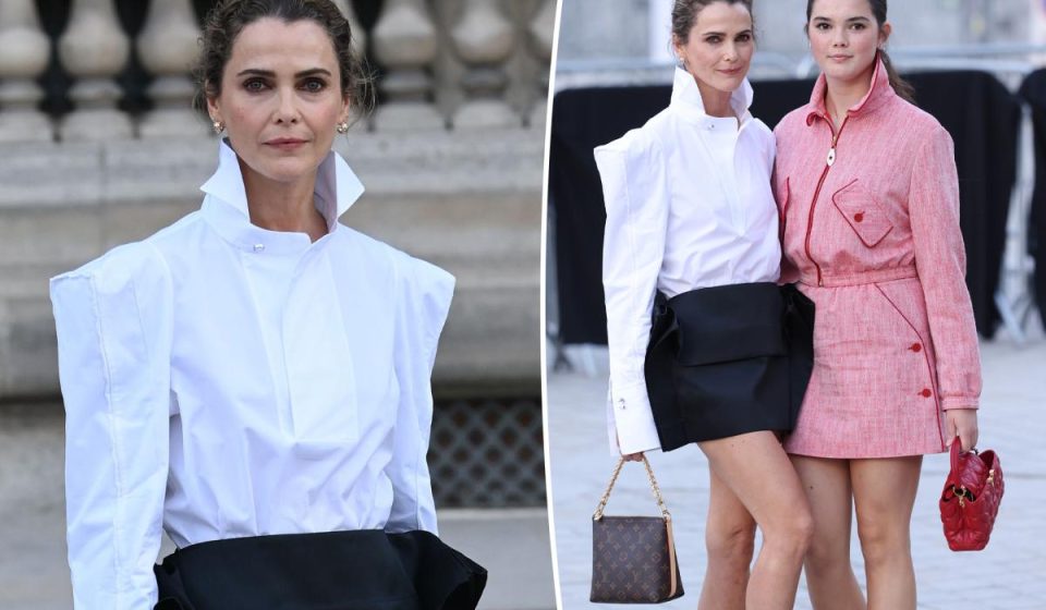 Keri Russell's 13-year-old daughter Willa makes a splash at Louis Vuitton fashion show