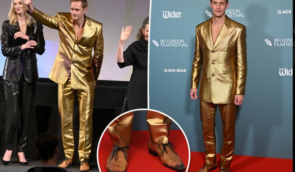 Alexander Skarsgård’s Clear Shoes Divide Fans at ‘Wicker’ Premiere Alexander Skarsgård's Clear Shoes Divide Fans at 'Wicker' Premiere