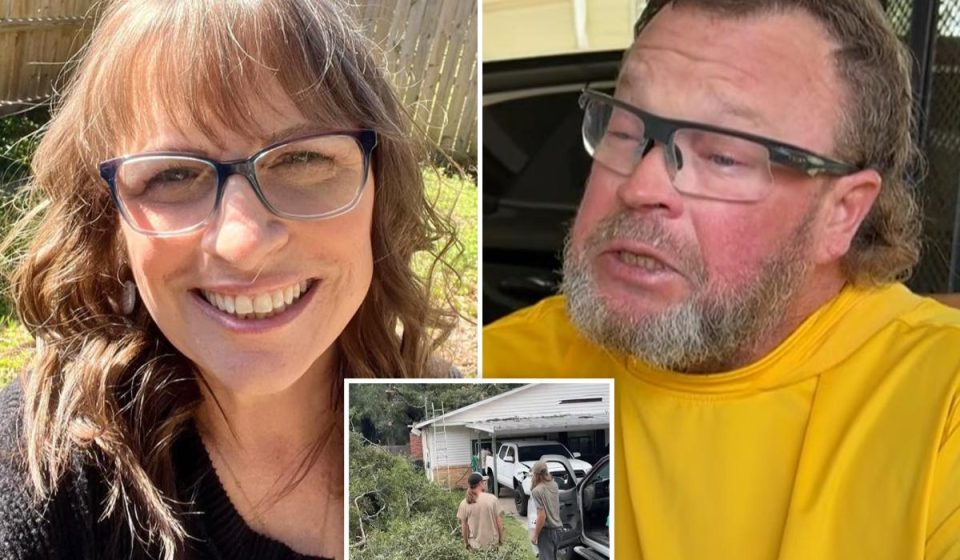 Husband of Hurricane Victim Watches His ‘Super Nice and Tough’ Wife Killed by Tree That Crashes Into Home Husband of Hurricane Victim Watches His 'Super Nice and Tough' Wife Killed by Tree That Crashes Into Home