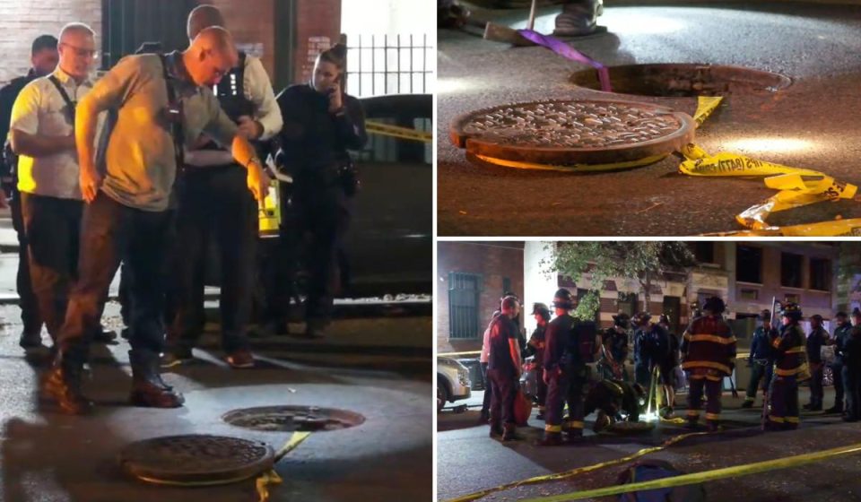 New NYC mole mystery as 3 people spotted hiding in manhole