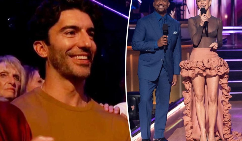 Justin Baldoni Attends 'Dancing With the Stars' as Julianne Hough's Guest