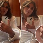 Elizabeth Hurley sparks engagement rumors with mysterious new diamond ring