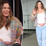 Pregnant Hilary Swank responds to backlash about women having babies later in life