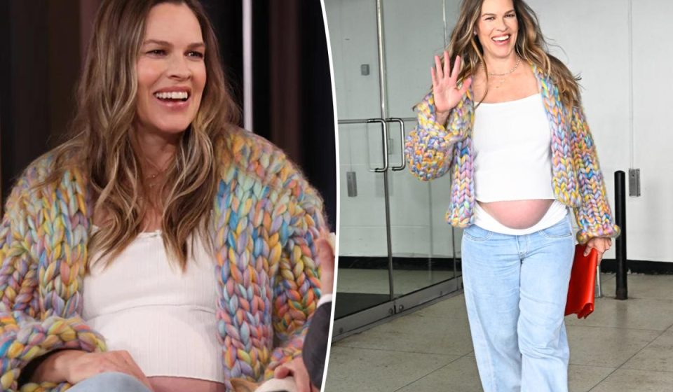 Pregnant Hilary Swank responds to backlash about women having babies later in life Pregnant Hilary Swank responds to backlash about women having babies later in life