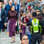 Police forced to intervene during Meghan Markle's first official outing with Prince Harry