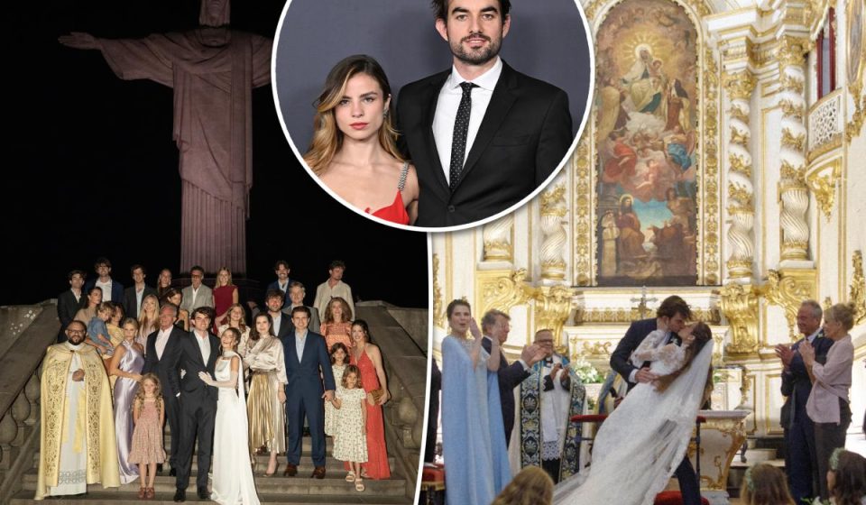 RFK Jr's son Conor Kennedy celebrates his wedding to Brazilian pop star Giulia Be in Rio de Janeiro