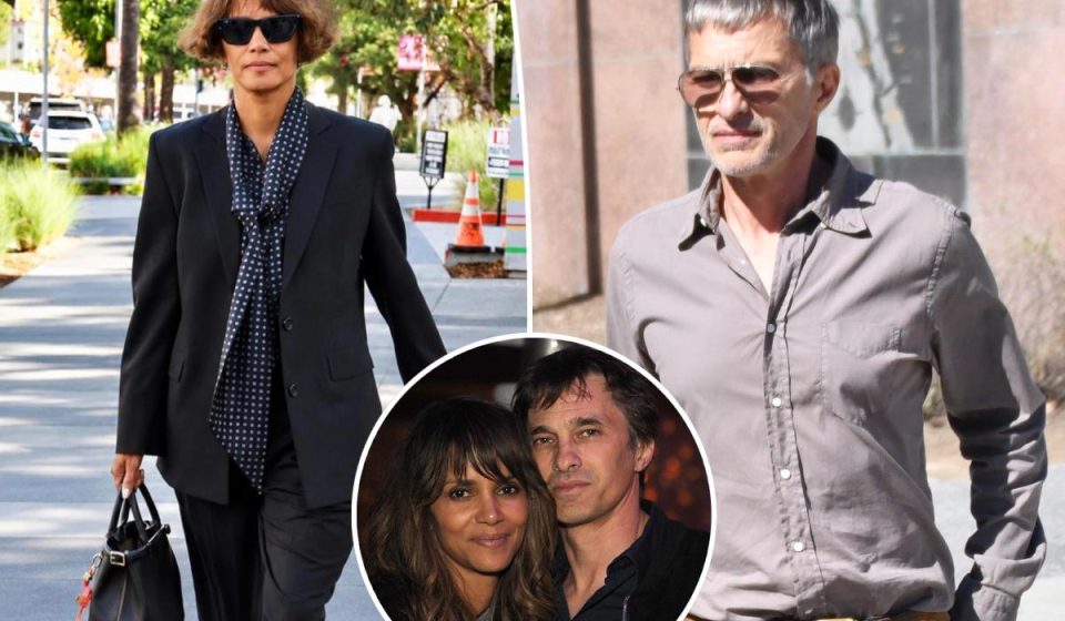 Halle Berry's ex Olivier Martinez storms out of court during testimony on abuse allegations