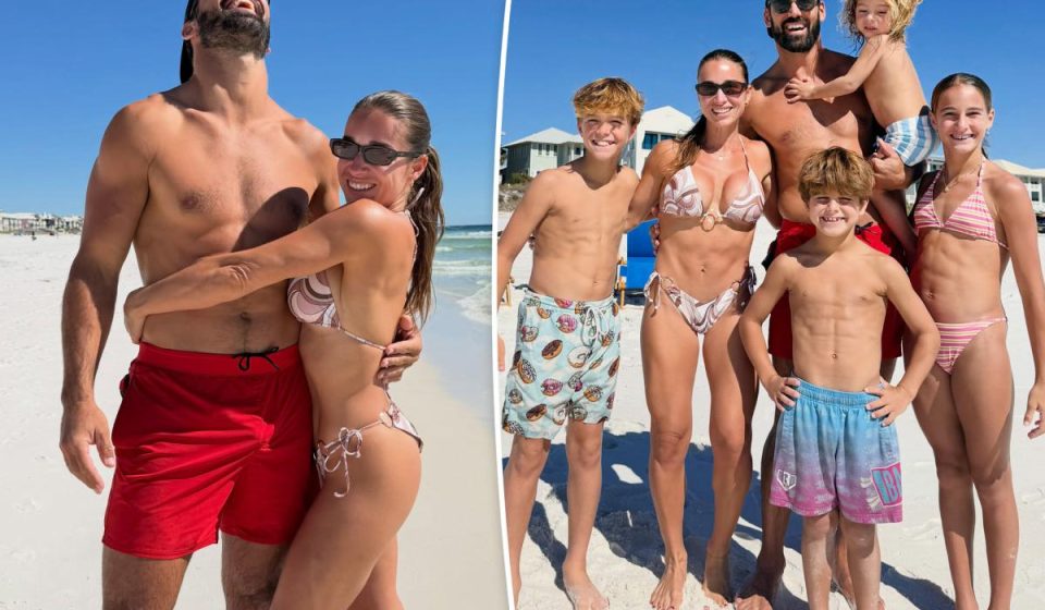 Jessie's Kids James Decker and Eric Flaunt Matching Abs in Beach Photos