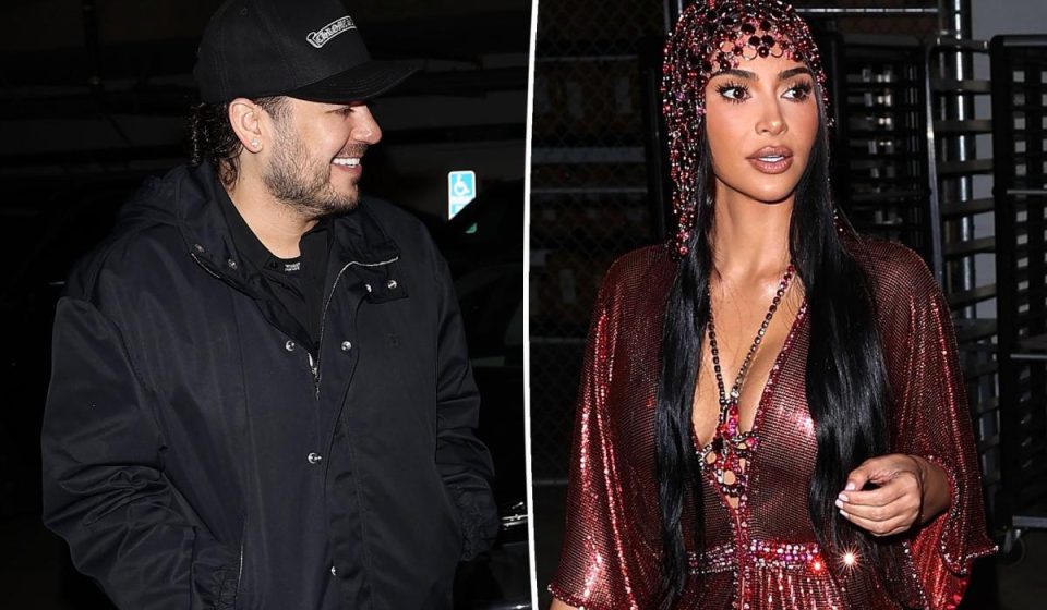 Rob Kardashian makes rare public appearance at sister Kim’s birthday party Rob Kardashian makes rare public appearance at sister Kim's birthday party