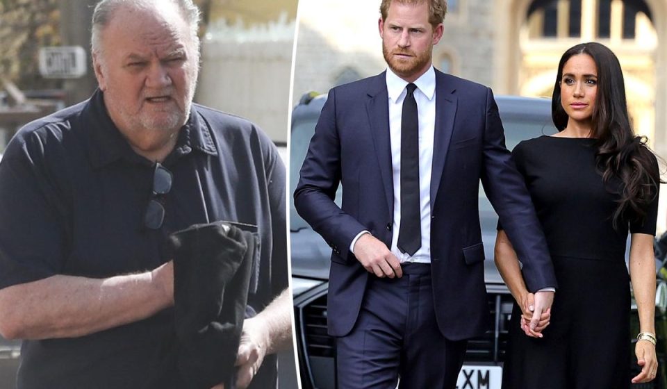 Prince Harry and Meghan Markle leave the UK with their children amid the Thomas Markle Sr investigation.