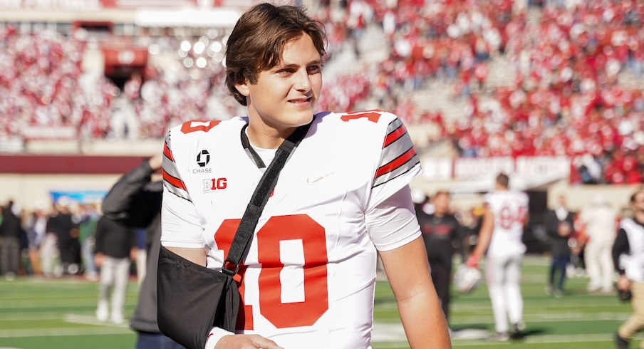 Ryan Day says Julian Sayin will be away for 'at least several weeks' from Buckeye Roundtable Show
