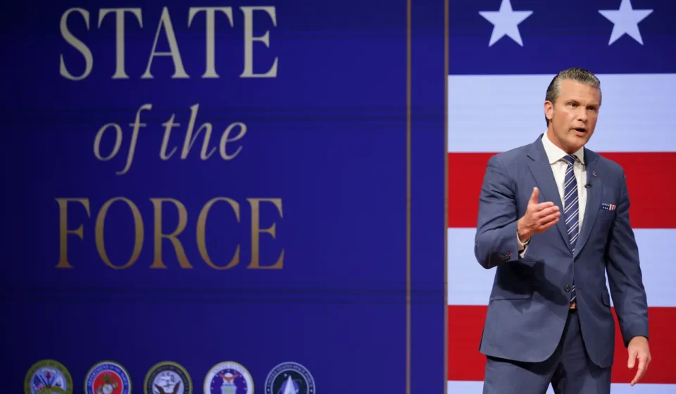 Hegseth accuses media of betrayal in annual speech