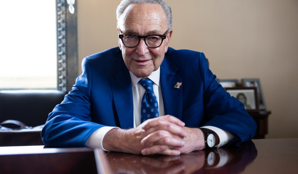 Chuck Schumer projects confidence as GOP money floods Senate Democrats
