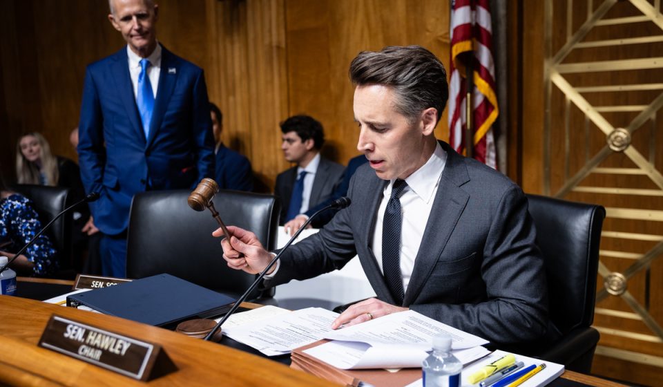 Hawley tests Trump's hands-off approach to AI