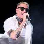 Zach Bryan dons a 'Free Palestine' t-shirt during a concert at Gillette Stadium