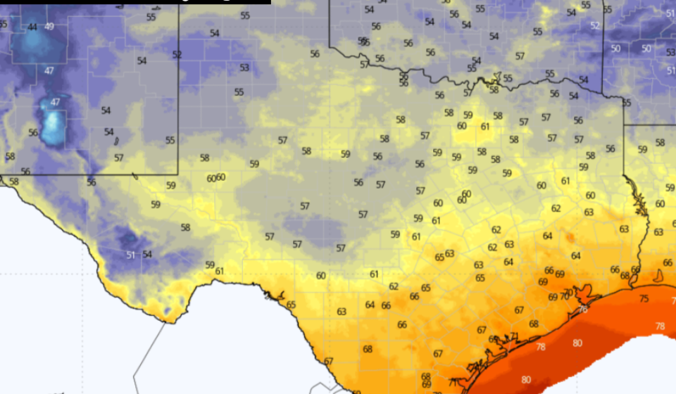 Fall air arrives tonight: Texas temperatures will drop into the 50s and 60s