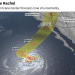 Hurricane Rachel could threaten California as a post-tropical storm