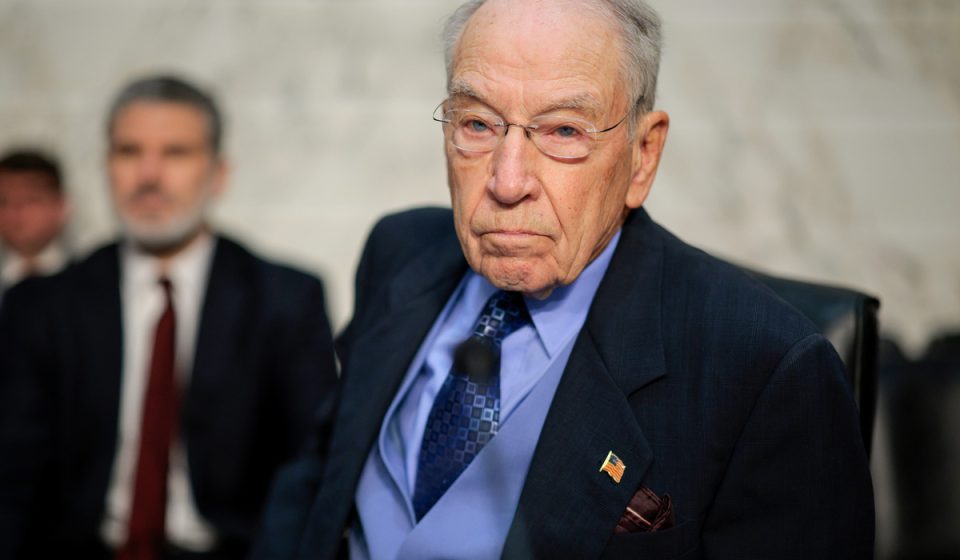 Democrats demand Chuck Grassley apologize to Jack Smith for basketball gaffe