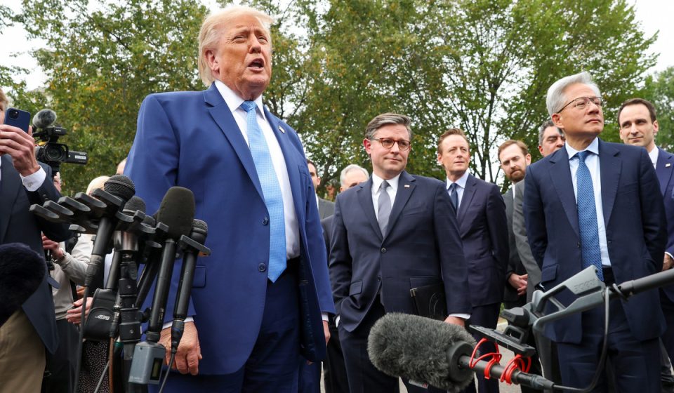 Trump says anyone who doesn’t call AI ‘super intelligence’ is ‘THE ENEMY’ Trump says anyone who doesn't call AI 'super intelligence' is 'THE ENEMY'