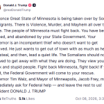 Minnesota leaders respond to President Trump's comments about the Somali community